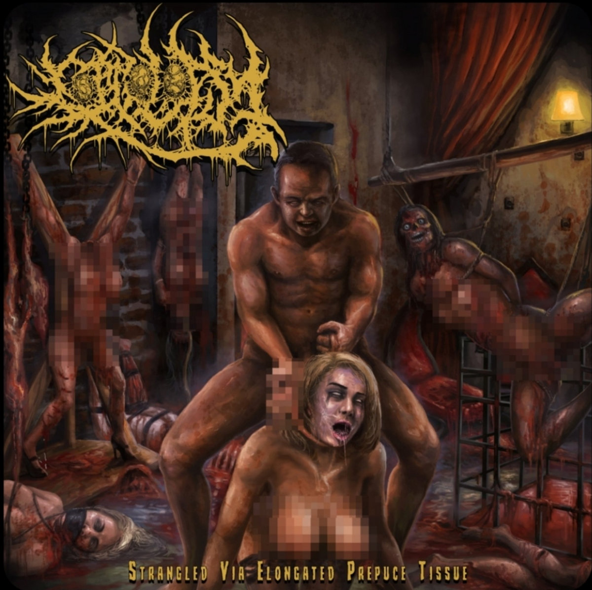 Strangled via Elongated Prepuce Tissue - Coagolopsy